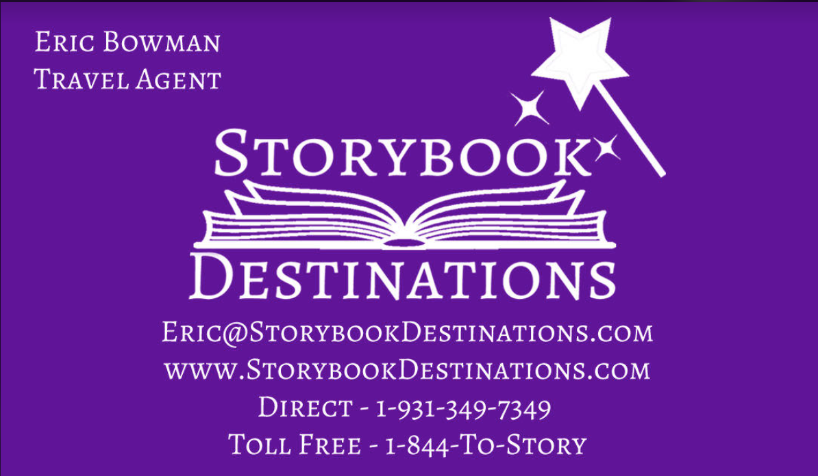 eric bowman, storybook destinations, travel, disney, travel agent