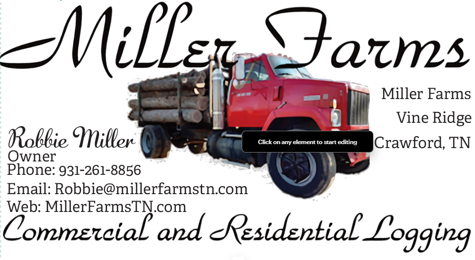 miller farms, loggers, logging, overton county logging, crawford, tn, tennessee